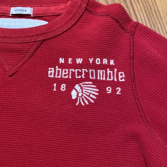 Abercrombie Boys Muscle Waffle Long Sleeve: Size Large - Picture 2 of 6